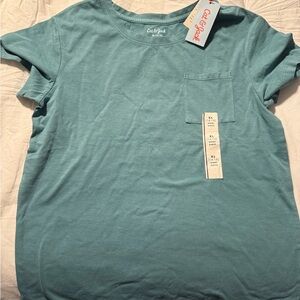 Cat & Jack Girls Green Tee